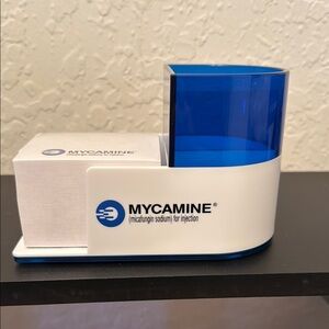 Mycamine Blue and White Desk Organizer